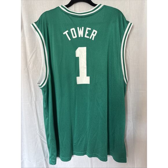 Celtics Vintage NBA Boston Basketball Jersey #1 Tower Size 2XL - Picture 4 of 7